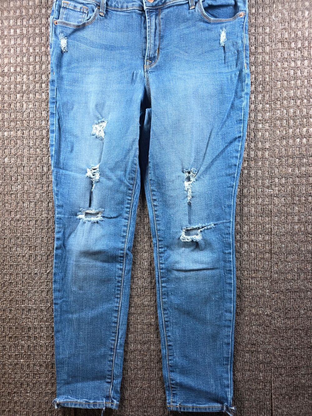 Old Navy Boyfriend Blue Jeans Size 14